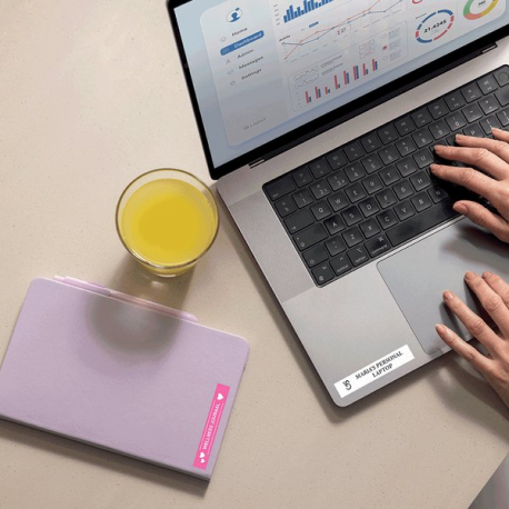 Brother BTAG-P35 - White on pink - Roll (1.2 cm x 4 m) 1 cassette(s) hanging box - label tape - for P-Touch PT-N10, PT-N20, PT-N25BT - 3