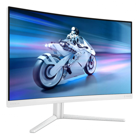 Philips Evnia 5000 27M2C5201L - LED monitor - gaming - curved - 27" - 1920 x 1080 Full HD (1080p) @ 180 Hz - Fast VA - 3000:1 - HDR10 - 0.5 ms - 2xHDMI, DisplayPort - white - 9