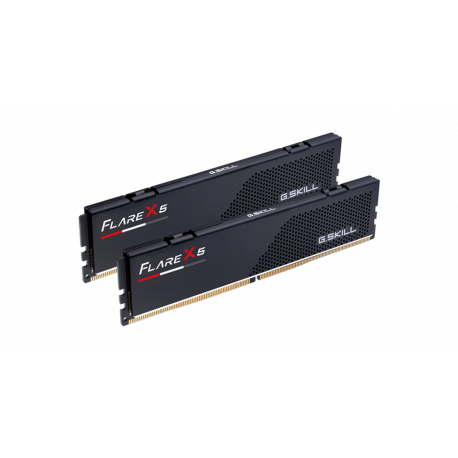 G.Skill Flare X5 - DDR5 - kit - 32 GB: 2 x 16 GB - DIMM 288-pin low profile - 6000 MT / s - CL30 - 1.35 V - unbuffered - non-ECC - matte black - 1