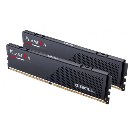 G.Skill Flare X5 - DDR5 - kit - 32 GB: 2 x 16 GB - DIMM 288-pin low profile - 6000 MT / s - CL30 - 1.35 V - unbuffered - non-ECC - matte black - 2