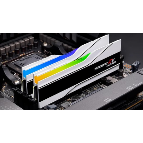 G.Skill Trident Z5 Neo RGB - DDR5 - kit - 32 GB: 2 x 16 GB - DIMM 288-pin - 6000 MT / s  /  PC5-48000 - CL30 - 1.35 V - unbuffered - non-ECC - white - 3