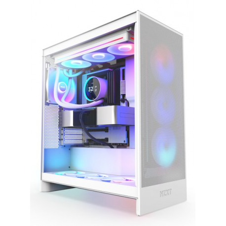 NZXT Kraken Elite 360 RGB - Processor liquid cooling system - with LCD display  - Radiator Size:  360 mm - (for: LGA1851, LGA1700, LGA1200, LGA115x Socket, AM4, AM5) - copper - 120 mm - matt white - 2