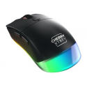 CHERRY Xtrfy M50 - Mouse - lightweight - ergonomic - optical - wireless, wired - 2.4 GHz, Bluetooth - black
