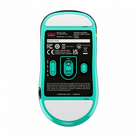 CHERRY Xtrfy M68 - Mouse - ultra-light - 5 buttons - wireless - 2.4 GHz - black - 1