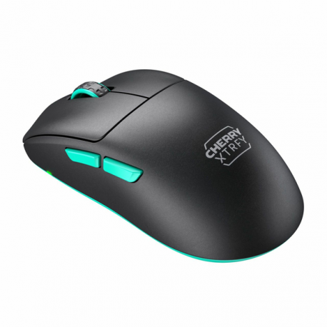 CHERRY Xtrfy M68 - Mouse - ultra-light - 5 buttons - wireless - 2.4 GHz - black - 5