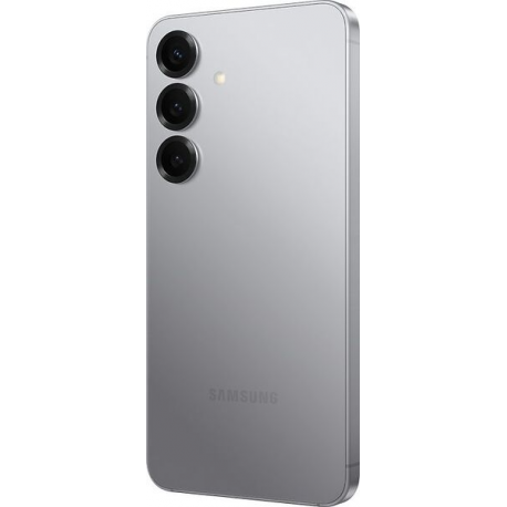 Samsung Galaxy S25 - 5G smartphone - dual-SIM - RAM 12 GB / Internal Memory 128 GB - OLED display - 6.2" - 2340 x 1080 pixels (120 Hz) - 3x rear cameras 50 MP, 12 MP, 10 MP - front camera 12 MP - silver shadow - 6