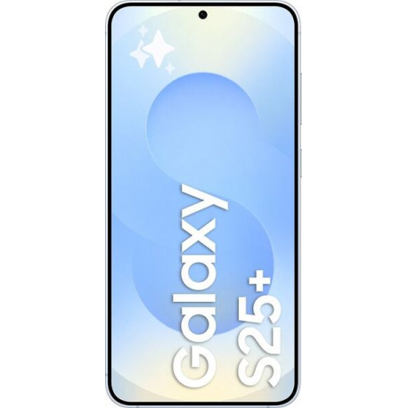 Samsung Galaxy S25+ - 5G smartphone - dual-SIM - RAM 12 GB / Internal Memory 256 GB - OLED display - 6.7" - 3120 x 1440 pixels (120 Hz) - 3x rear cameras 50 MP, 12 MP, 10 MP - front camera 12 MP - icy blue - 1