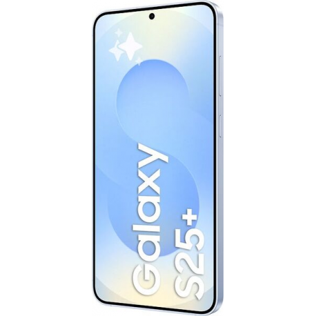 Samsung Galaxy S25+ - 5G smartphone - dual-SIM - RAM 12 GB / Internal Memory 256 GB - OLED display - 6.7" - 3120 x 1440 pixels (120 Hz) - 3x rear cameras 50 MP, 12 MP, 10 MP - front camera 12 MP - icy blue - 2