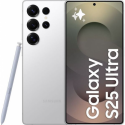 Samsung Galaxy S25 Ultra - 5G smartphone - dual-SIM - RAM 12 GB / Internal Memory 1 TB - OLED display - 6.9" - 3120 x 1440 pixels (120 Hz) - 4x rear cameras 200 MP, 50 MP, 50 MP, 10 MP - front camera 12 MP - titanium whitesilver