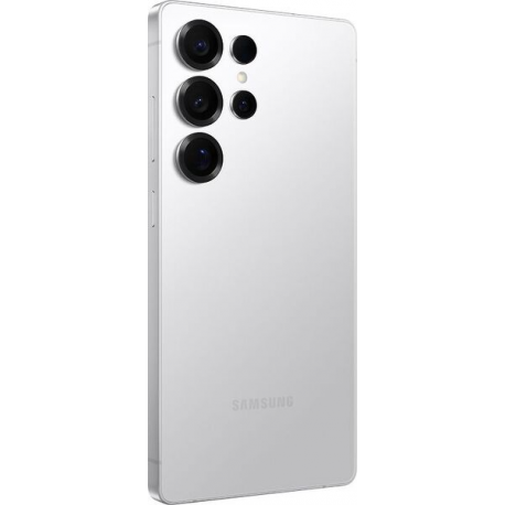 Samsung Galaxy S25 Ultra - 5G smartphone - dual-SIM - RAM 12 GB / Internal Memory 1 TB - OLED display - 6.9" - 3120 x 1440 pixels (120 Hz) - 4x rear cameras 200 MP, 50 MP, 50 MP, 10 MP - front camera 12 MP - titanium whitesilver - 4