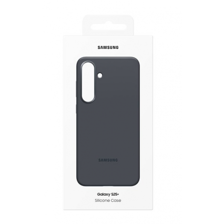 Samsung EF-PS936 - Back cover for mobile phone - silicone - black - for Galaxy S25+ - 2
