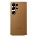 Samsung EF-VS938 - Back cover for mobile phone - faux leather - camel - for Galaxy S25 Ultra