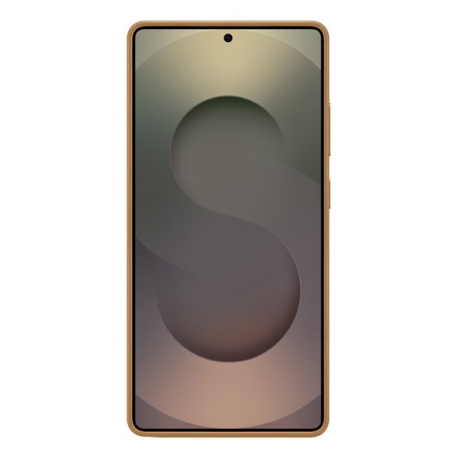 Samsung EF-VS938 - Back cover for mobile phone - faux leather - camel - for Galaxy S25 Ultra - 1