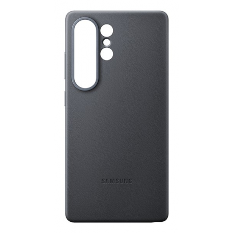 Samsung EF-VS938 - Back cover for mobile phone - faux leather - black - for Galaxy S25 Ultra - 3