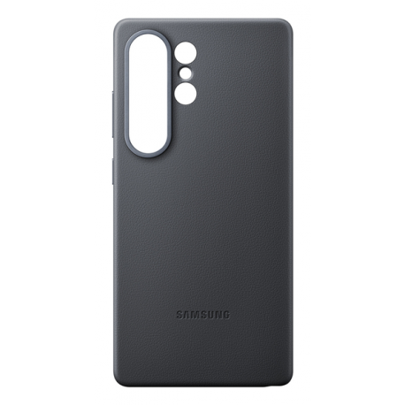 Samsung EF-VS938 - Back cover for mobile phone - faux leather - black - for Galaxy S25 Ultra - 7
