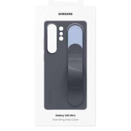 Samsung EF-GS938 - Back cover for mobile phone - silicone - black - for Galaxy S25 Ultra - 6