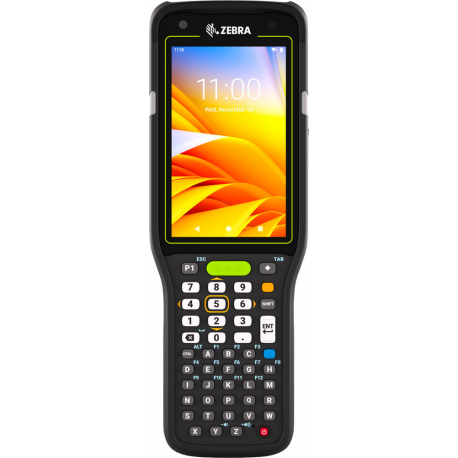 Zebra MC3400 - Data collection terminal - rugged - Android - 64 GB UFS card - 4" colour (800 x 480) - rear camera + front camera - barcode reader - (2D imager) - USB host - microSD slot - Wi-Fi 6E, Bluetooth, NFC - 0