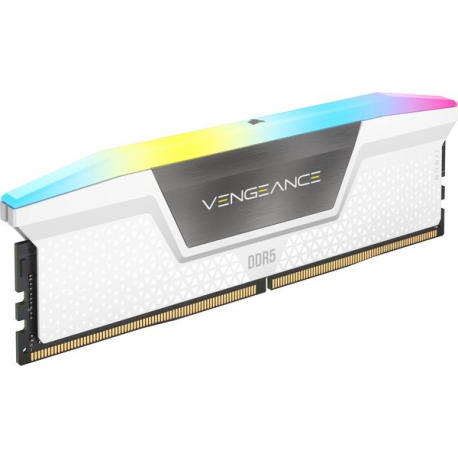 CORSAIR VENGEANCE RGB 32GB 2x16GB DDR5 6000MT/s CL30-36-36-76 1.40V Intel XMP & AMD EXPO White - 1
