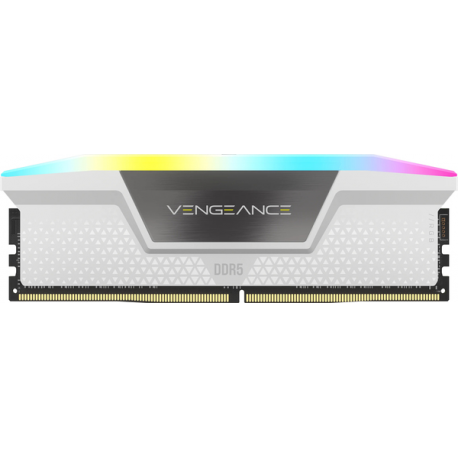 CORSAIR VENGEANCE RGB 32GB 2x16GB DDR5 6000MT/s CL30-36-36-76 1.40V Intel XMP & AMD EXPO White - 7
