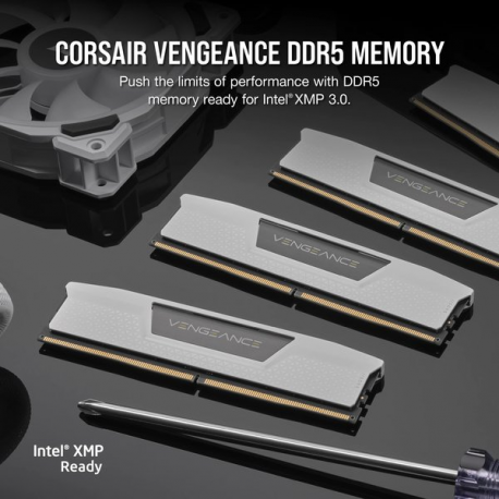 CORSAIR VENGEANCE 32GB 2x16GB DDR5 6000MT/s CL30-36-36-76 1.40V Intel XMP & AMD EXPO White - 4
