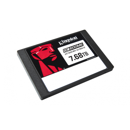 Kingston DC600ME - SSD - Mixed Use - encrypted - 7.68 TB - internal - 2.5" - SATA 6Gb / s - 256-bit AES - TCG Opal Encryption 2.0 - 1