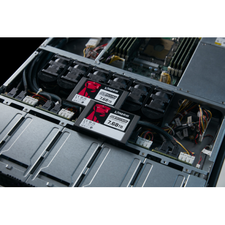 Kingston DC600ME - SSD - Mixed Use - encrypted - 7.68 TB - internal - 2.5" - SATA 6Gb / s - 256-bit AES - TCG Opal Encryption 2.0 - 4