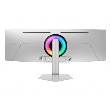 Samsung Odyssey OLED G9 S49DG934SU - G93SD Series - OLED monitor - gaming - curved - 49" - 5120 x 1440 Dual Quad HD @ 240 Hz - 250 cd/m² - 1000000:1 - HDR10+ Gaming, HDR10 - 0.03 ms - DisplayPort, Micro HDMI, HDMI - silver - 11