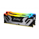 Kingston FURY Renegade RGB - DDR5 - kit - 48 GB: 2 x 24 GB - DIMM 288-pin - 4200 MHz / PC5-67200 - CL40 - 1.45 V - unbuffered - on-die ECC - black & silver