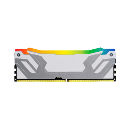 Kingston FURY Renegade RGB - DDR5 - kit - 48 GB: 2 x 24 GB - DIMM 288-pin - 4200 MHz / PC5-67200 - CL40 - 1.45 V - unbuffered - on-die ECC - white & silver - 7