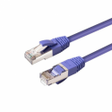 MicroConnect - Network cable - RJ-45 (M) to RJ-45 (M) - 10 m - 6 mm - SFTP - CAT 6 - halogen-free, round, stranded - purple