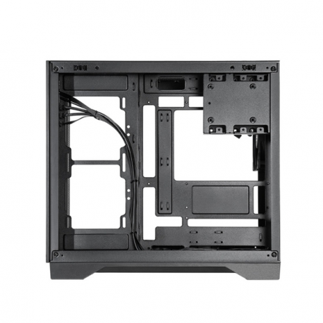 Chieftec Visio Air - Tower - ATX - windowed side panel (tempered glass) - no power supply (ATX) - black - USB / Audio - 5