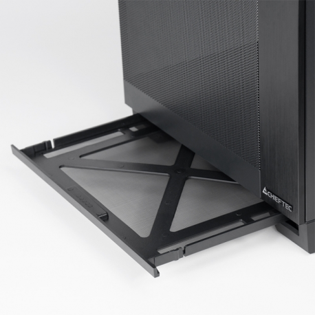 Chieftec Visio Air - Tower - ATX - windowed side panel (tempered glass) - no power supply (ATX) - black - USB / Audio - 15