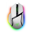 Razer Basilisk V3 pro 35K - Mouse - ergonomic - right-handed - optical - 11 buttons - wireless, wired - Bluetooth, USB-C, 2.4 GHz - USB wireless receiver - white