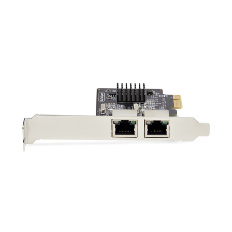 StarTech.com 2-Port Gigabit PCIe Network Adapter Card, TAA Compliant - Network adapter - PCIe - Gigabit Ethernet x 2 - black - TAA Compliant - 6