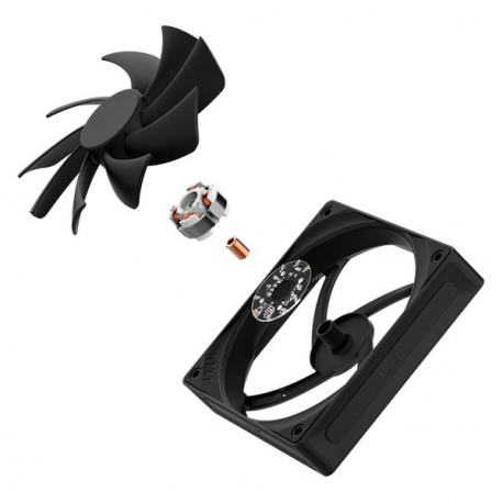 NZXT F Series F120Q - Case fan - 120 mm - matte black - 1