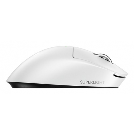 Logitech G PRO X SUPERLIGHT 2 DEX - Mouse - ergonomic - right-handed - optical - 5 buttons - wireless, wired - 2.4 GHz, USB - white - 4