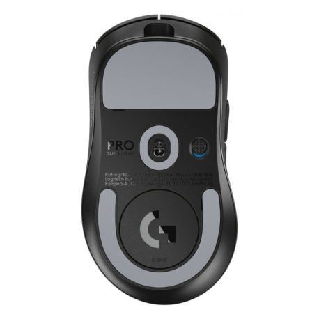 Logitech G PRO X SUPERLIGHT 2 DEX - Mouse - ergonomic - right-handed - optical - 5 buttons - wireless, wired - 2.4 GHz, USB - black - 5