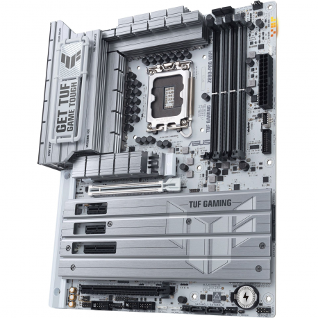 ASUS TUF GAMING Z890-PRO WIFI - Motherboard - ATX - LGA1851 Socket - Z890 Chipset - USB 3.2 Gen 1, USB4 - Wi-Fi 7, Bluetooth, 2.5 Gigabit LAN - onboard graphics (CPU required) - HD Audio (8-channel) - 3