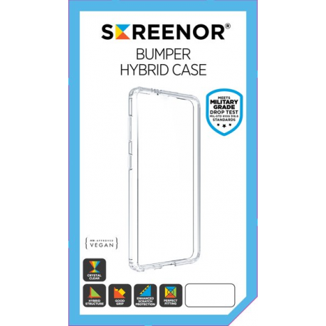 Screenor - Back cover for mobile phone - acrylic, thermoplastic polyurethane (TPU) - transparent - for Honor 200 Smart - 1