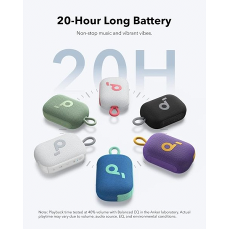 Soundcore Select 4 Go - Speaker - for portable use - wireless - Bluetooth - App-controlled - 5 Watt - black - 6