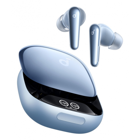 Anker Soundcore Liberty 4 Pro - True wireless earphones with mic - in-ear - Bluetooth - active noise cancelling - light blue - 0
