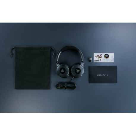 Razer Kraken V4 X - Headset - full size - wired - USB-C - noise isolating - 2