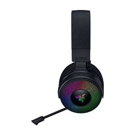 Razer Kraken V4 PRO - Headset - full size - Bluetooth  /  2.4 GHz radio frequency - wireless, wired - USB-A, 3.5 mm jack - 0