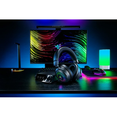 Razer Kraken V4 PRO - Headset - full size - Bluetooth  /  2.4 GHz radio frequency - wireless, wired - USB-A, 3.5 mm jack - 1