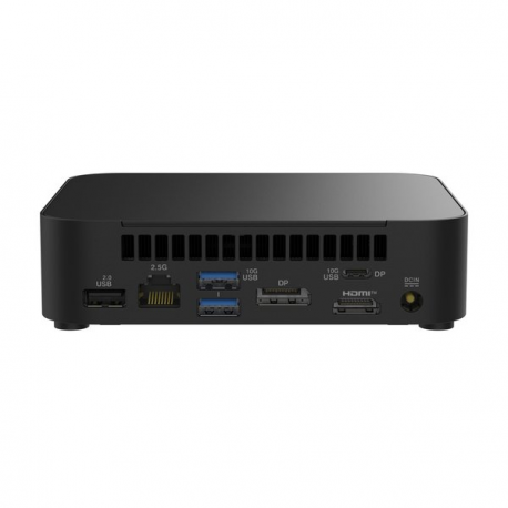 ASUS NUC 14 Essential Kit RNUC14MNK1500002 - Barebone - mini PC 1 x N-series N150 / up to 3.6 GHz - RAM 0 GB - UHD Graphics - IEEE 802.11ax (Wi-Fi 6E), Gigabit Ethernet, 2.5 Gigabit Ethernet, Bluetooth 5.3 - black - 5