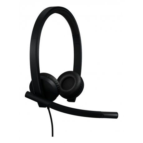 Logitech H570e - Headset - on-ear - wired - USB-A - Certified for Microsoft Teams - 3