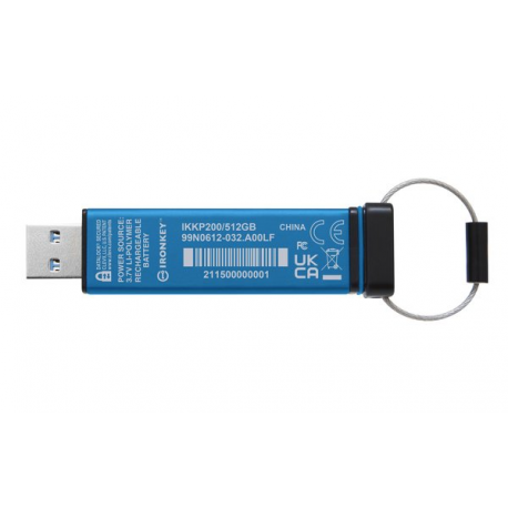 Kingston IronKey Keypad 200 - USB flash drive - encrypted - 512 GB - USB 3.2 Gen 1 - 2