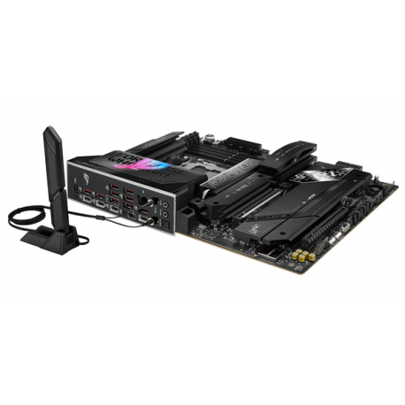 ASUS ROG STRIX X870E-E GAMING WIFI - Motherboard - ATX - Socket AM5 - AMD X870E Chipset - USB4, USB-C 3.2 Gen 2x2, USB-C 3.2 Gen2, USB 3.2 Gen 2, USB 3.2 Gen 1 - Wi-Fi 7, 5 Gigabit Ethernet, Bluetooth - onboard graphics (CPU required) - HD Audio (8-channel) - 9