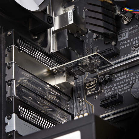 StarTech.com 1-Port Gigabit PCIe Network Adapter Card, TAA Compliant - Network adapter - PCIe low profile - Gigabit Ethernet x 1 - black - TAA Compliant - 8