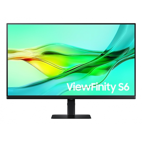 Samsung ViewFinity S6 S32D604UAU - S60UD Series - LED monitor - USB - 32" (31.5" viewable) - 2560 x 1440 QHD @ 100 Hz - IPS - 350 cd / m² - 1000:1 - HDR10 - 5 ms - HDMI, 2xDisplayPort, USB-C - black - 0
